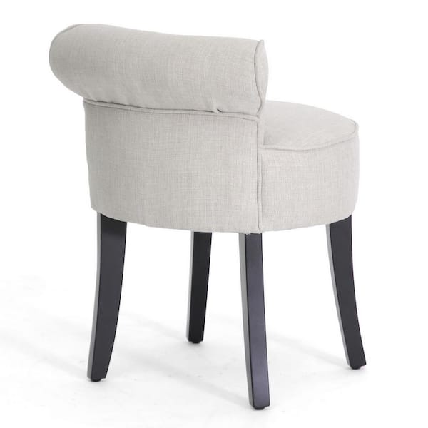 Baxton Studio Millani Beige Linen Modern Lounge Stool Baxton Studio Millani Beige Linen Modern Lounge Stool