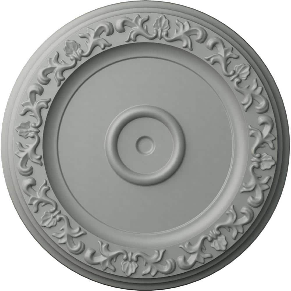 Kepler 7.5'' White Urethane Rosette Applique