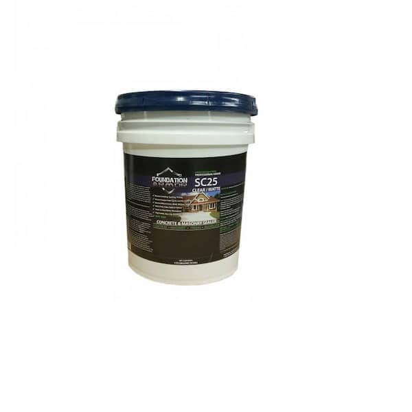 Foundation Armor 5 gal. SC25 Siliconate Water Repellent Sealer for Concrete and Masonry