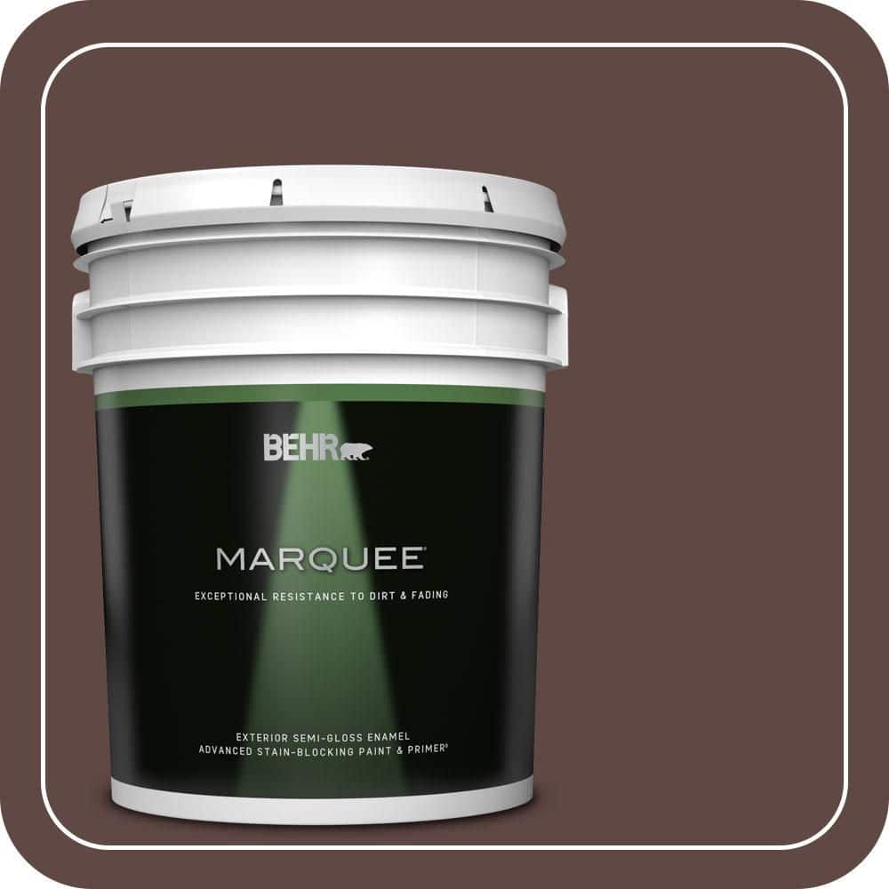 5 gal. #710B-7 Rich Mahogany Semi-Gloss Enamel Exterior Paint & Primer price history on PriceWatchPro