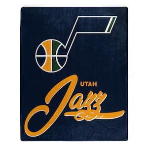 NBA Jazz Signature Raschel Multi-Colored Throw Blanket