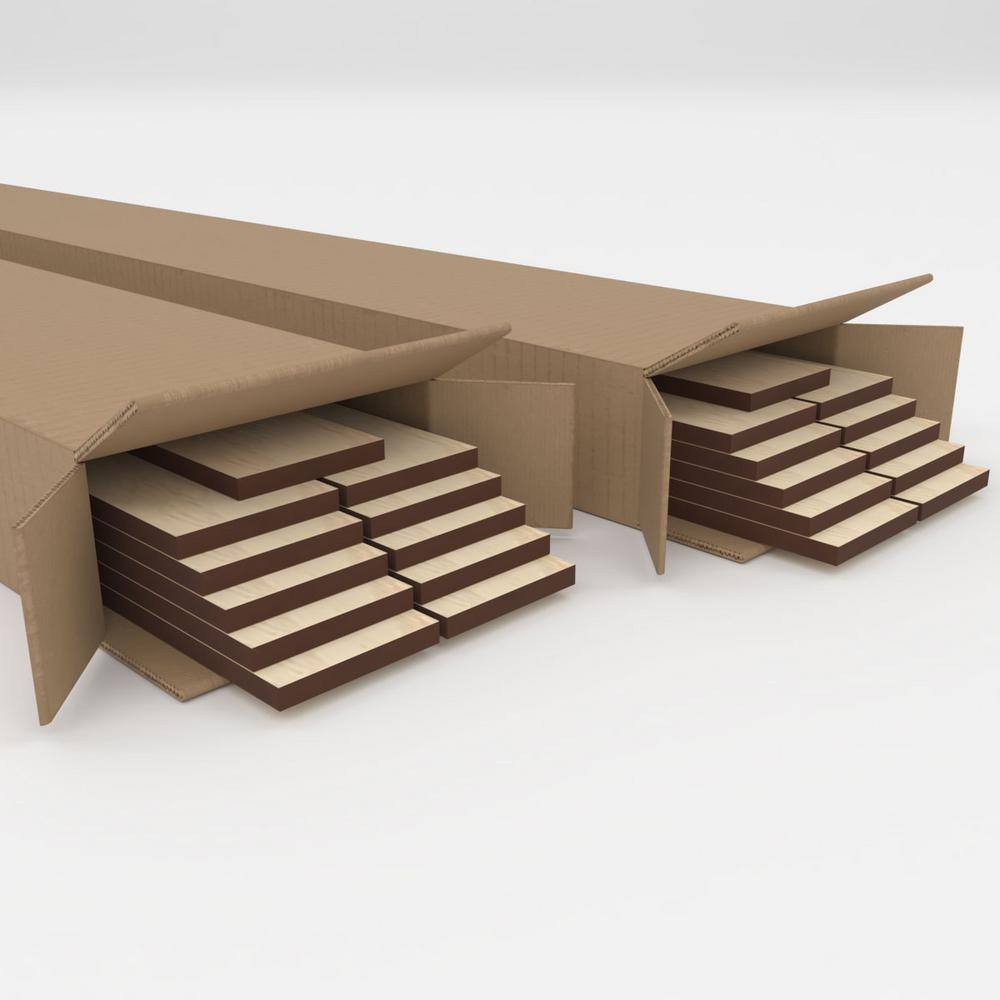 Birch Wood Adjustable Slat Wall Panel Kit, 47"H x 1/4"T