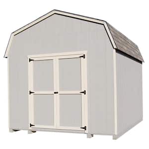 Value Gambrel 10 ft. x 10 ft. Wood Storage Building Precut Kit with 6 ft. Sidewalls