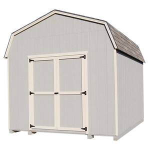 Value Gambrel 10 ft. x 20 ft. Wood Storage Building Precut Kit with 6 ft. Sidewalls
