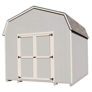 Value Gambrel 10 ft. x 20 ft. Wood Storage Building Precut Kit with 6' Sidewalls and Floor