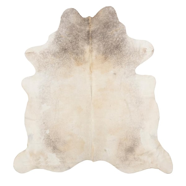 Cowhide Light Brindle 7 ft. x 7 ft. Indoor Area Rug