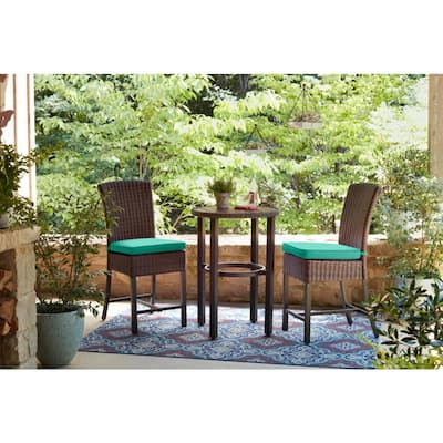 Hampton Bay Tipton 34 in. Steel Deep Bowl Fire Pit in Oil Rubbed Bronze