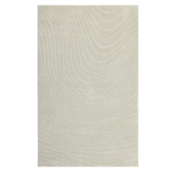 Vintage 4 ft. x 5 ft. 3 ft. Medallion Oriental Boho Waterproof Area Rug for Outdoor or Indoor in Dark Gray