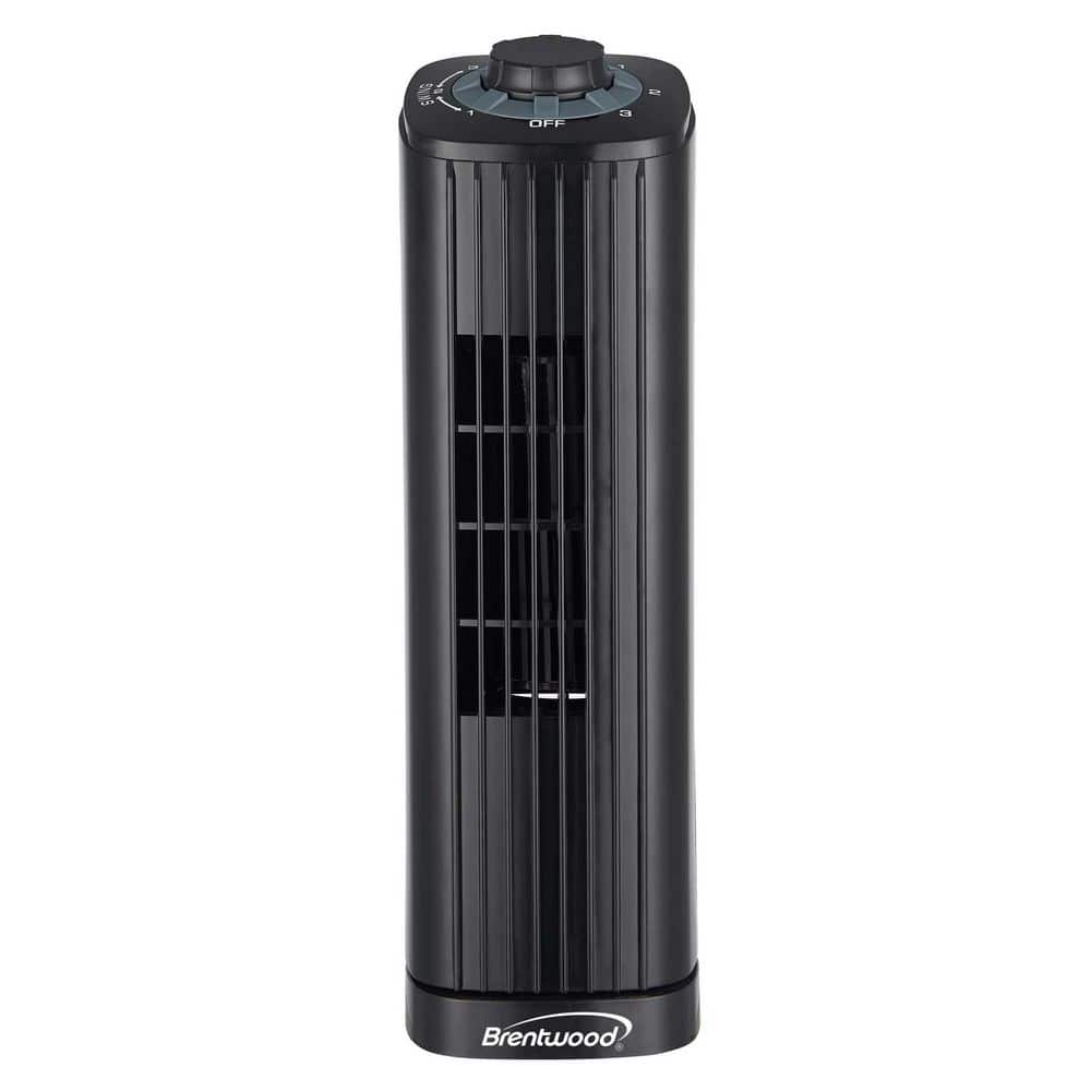 14 Inch 3-Speed Oscillating Portable Tower Fan in Black price history on PriceWatchPro