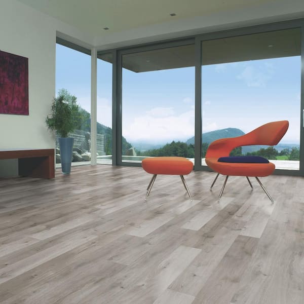 Home Decorators Collection Castle Gray Oak 1 3 In Thick X 6 26 Wide 50 79 Length Engineered Hardwood Flooring 17 66 Sq Ft Case O523 Lm - Home Decorators Collection Grey Oak Laminate Flooring