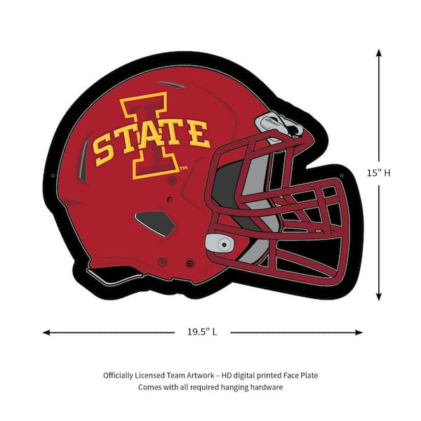 Iowa state 2024 chrome helmet