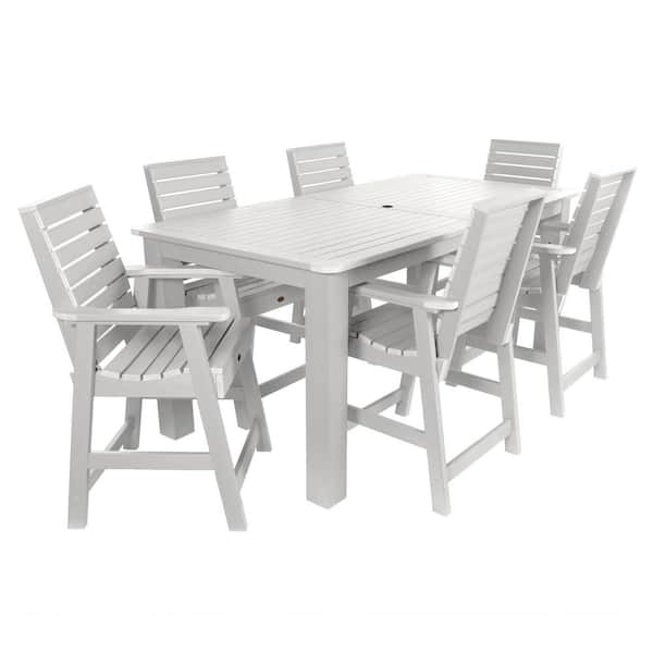 Plastic resin discount outdoor dining table