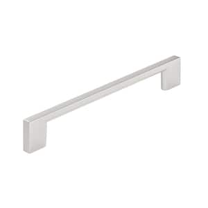 Armadale Collection 6-5/16 in. (160 mm) Brushed Nickel Modern Rectangular Cabinet Bar Pull