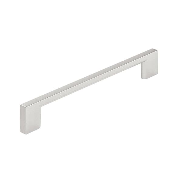 Richelieu Hardware Armadale Collection 6-5/16 in. (160 mm) Brushed Nickel Modern Rectangular Cabinet Bar Pull