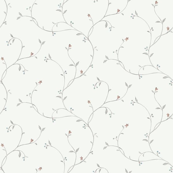 Chesapeake Kurt Grey Tin Star Trail Grey Wallpaper Sample