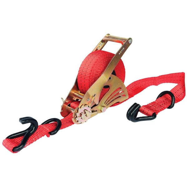 Quickloader Retractable Ratchet Tie Down Strap 4500 lbs.