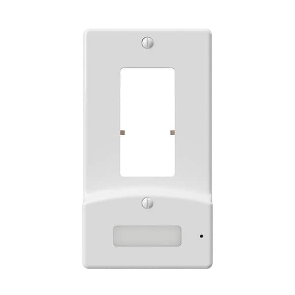 briteOWL Decora Lighted Wall Plate with Backup Light for Power Failures and Optional Dusk to Dawn Lighting.