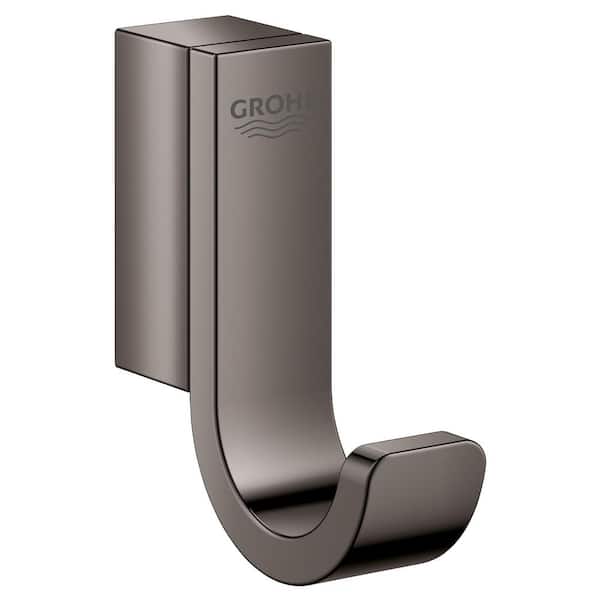 GROHE Selection Wall Mount Robe Hook in Hard Graphite
