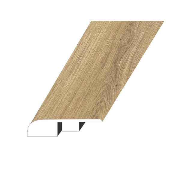 Montserrat Rhodes Classic Sepia 0.6 in. Thick x 1.4 in. W x 94.5 in. L HDF Waterproof Laminate Embossed Wood Look End Cap Molding