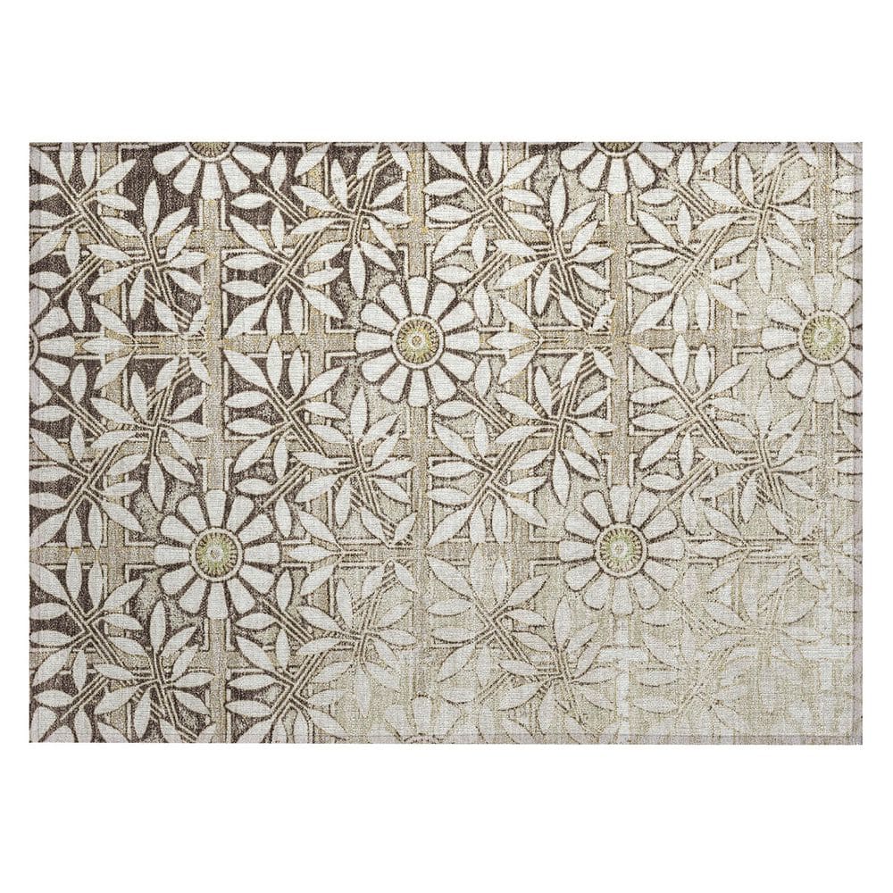 Chantille Machine Washable Indoor/Outdoor Abstract ACN2775 Ivory 2 ft. x 3 ft. Accent Rug price history on PriceWatchPro