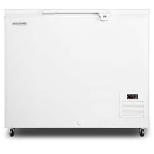 8.4 cu. ft. Manual Defrost Commercial Chest Freezer in White