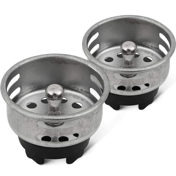 Do it 2 In. Chrome Jr. Duo Basket Strainer Stopper - Power Townsend Company
