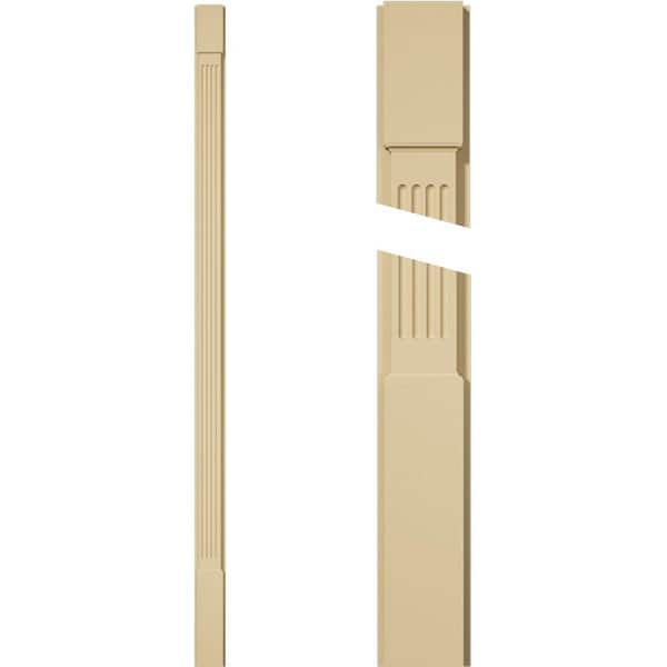 Ekena Millwork 2 in. D x 5 in. W x 108 in. L Primed Polyurethane Pilaster 1- Pack
