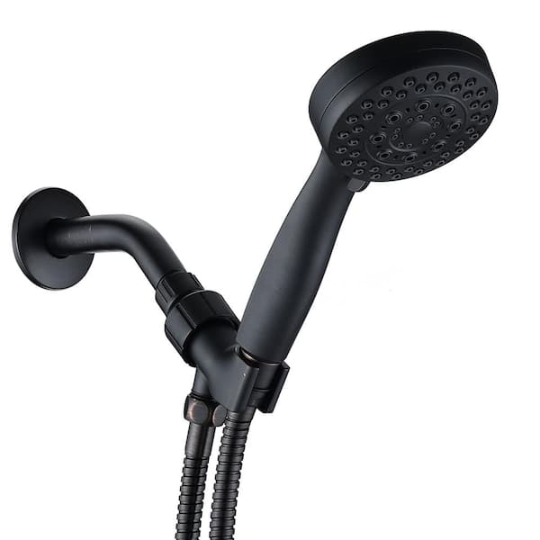 Unbranded 6-Spray Wall Mount Handheld Shower Head 1.8 GPM in Oil Rubbed Bronze