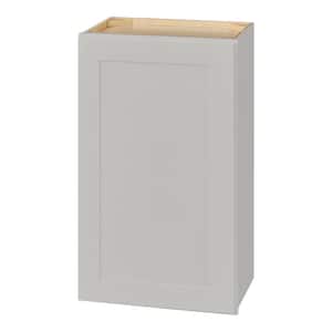 Avondale 18 in. W x 12 in. D x 30 in. H Ready to Assemble Plywood Shaker Wall Kitchen Cabinet in Dove Gray