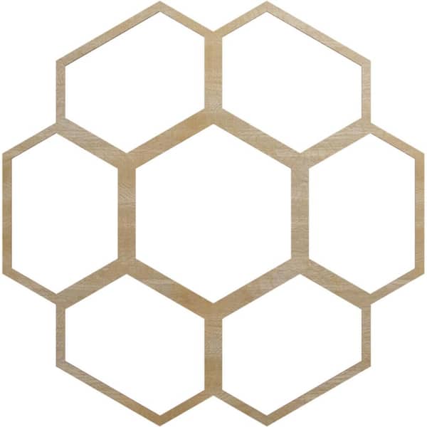 Ekena Millwork 0.375 in. x 38 in. x 38 in. Wood Medallion Moulding