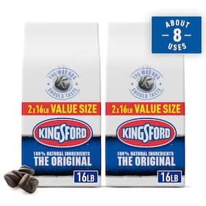 16 lbs. Original BBQ Smoker Charcoal Grilling Briquettes (2-Pack)