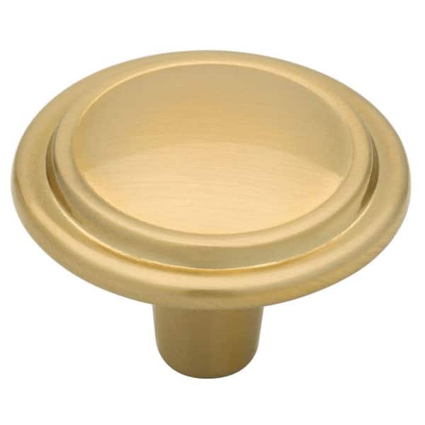 Liberty Top Ring Round 1-1/4 in. (32mm) Soft Brass Cabinet Knob