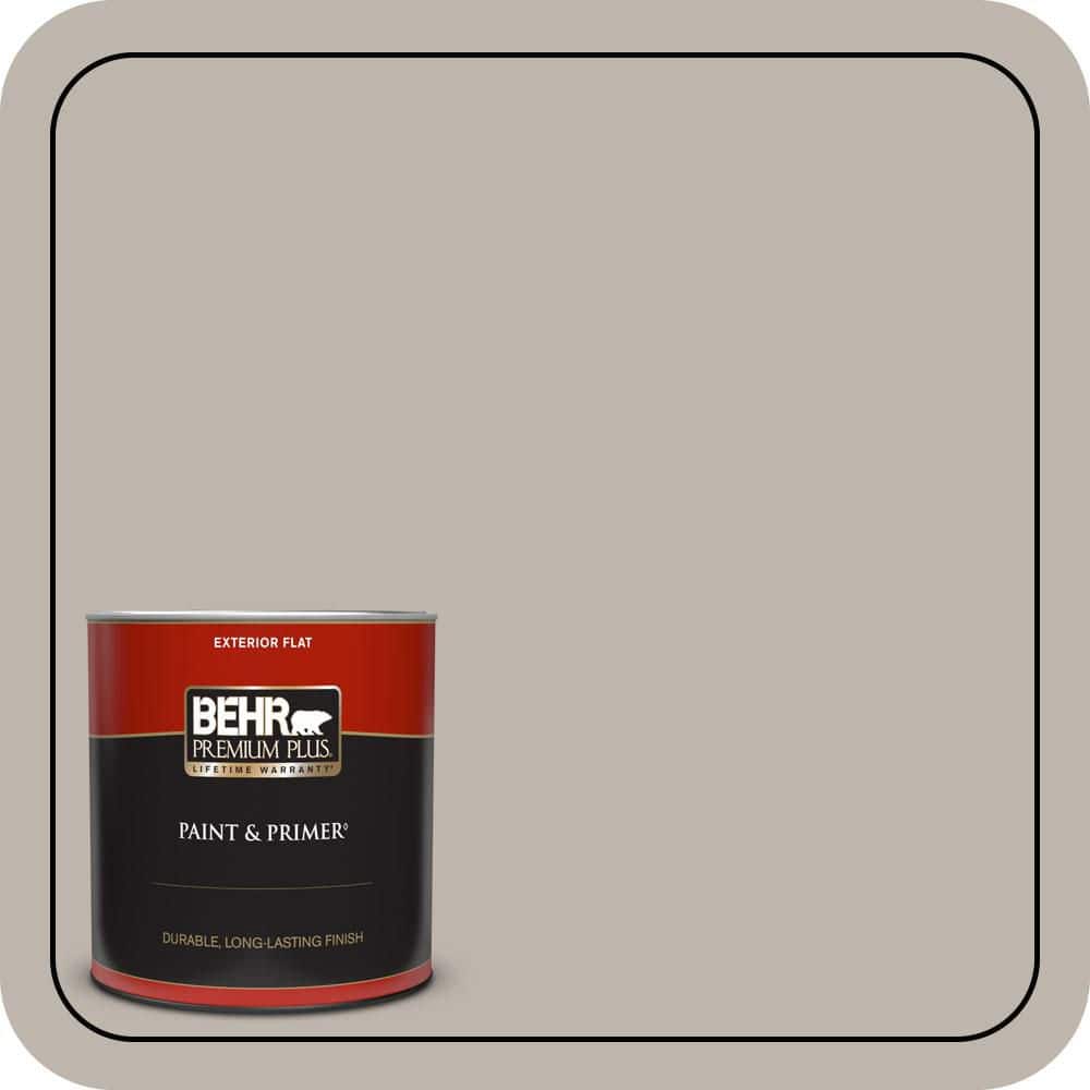 1 qt. #PPU18-12 Graceful Gray Flat Exterior Paint & Primer price history on PriceWatchPro