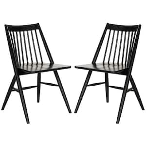 Wren Black 19 in. Dining Chair (Set of 2)