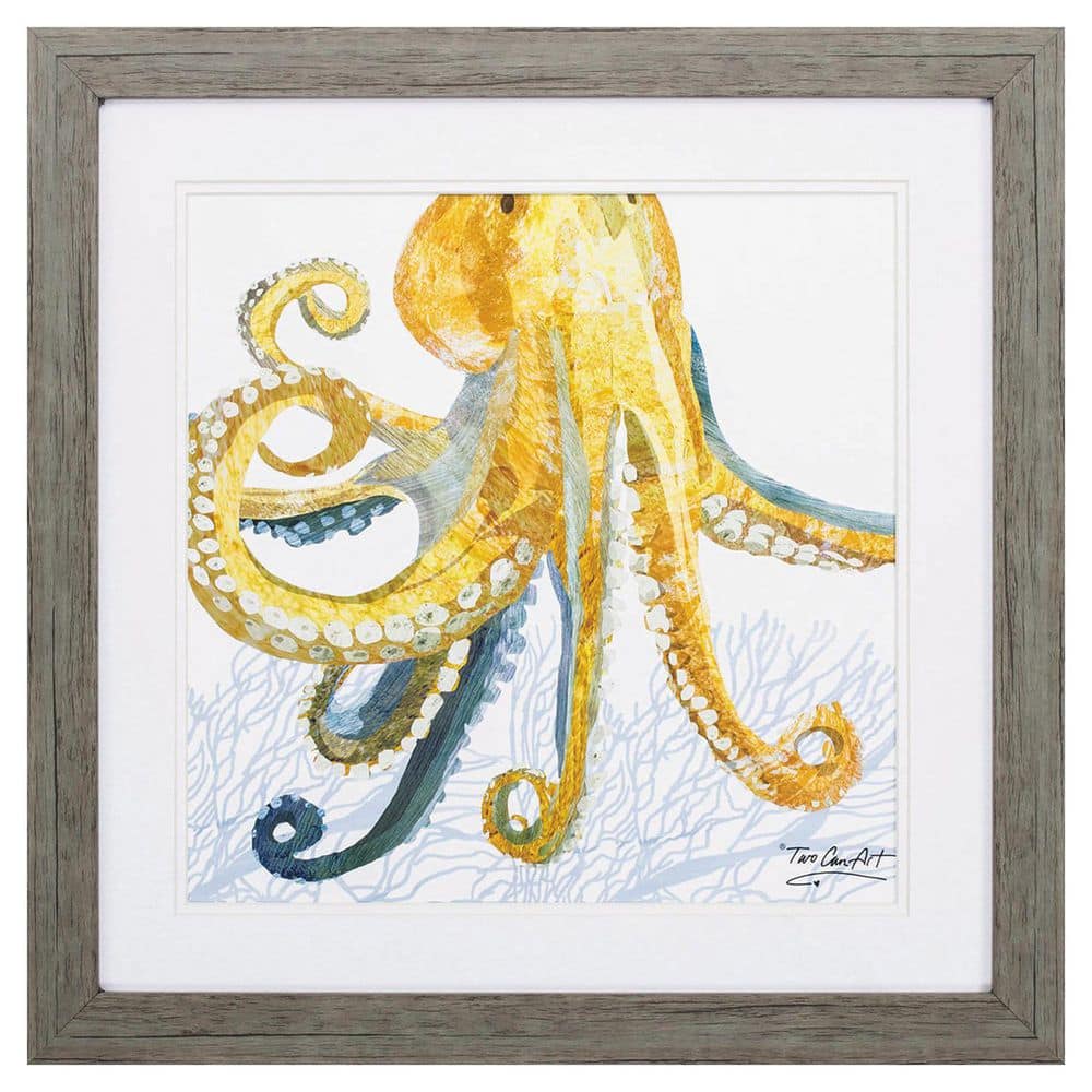 Sea Creature 1 Piece Framed Giclee Coastal Art Print 23 in. x 23 in. price history on PriceWatchPro