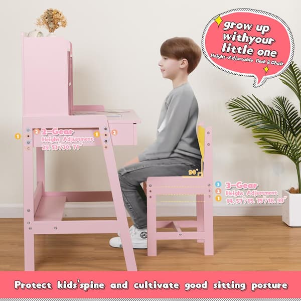 Barbie study table with chair best sale