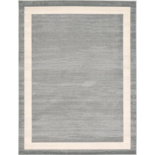 Unique Loom Del Mar Maria Gray 9' 0 x 12' 0 Area Rug