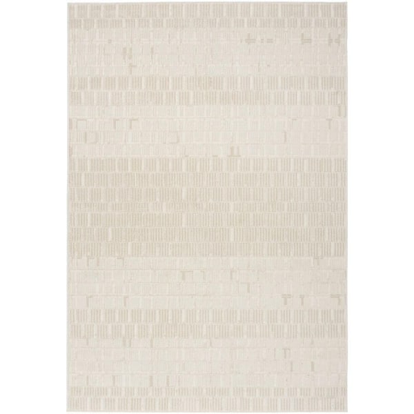 Nourison Nordic Ivory 5 ft. x 7 ft. All-over design Contemporary Area Rug