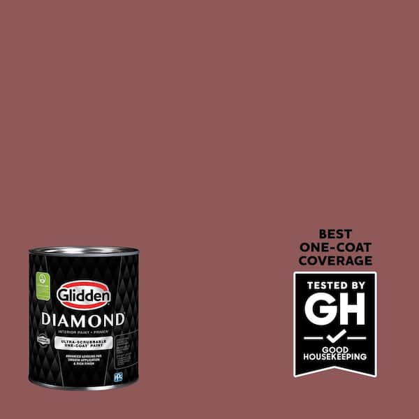 Glidden Diamond 1 qt. Barn Door PPG1055-6 Eggshell Interior Paint with Primer