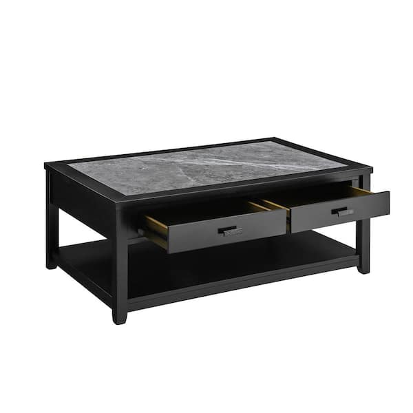 THE CAFE TABLE Black Steel 4pin φ100 Mode Square Cafe Table w/ Black X-Base by KFI | Tables