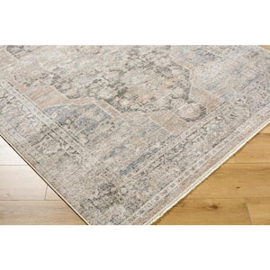 Galey Alix x Livabliss Maria Elena IV Vintage Medallion Area Rug, 9'2 in. x 12' (9' x 12'), Dark Brown