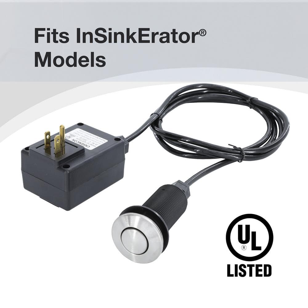 Universal Stainless Steel Garbage Disposal Air Switch