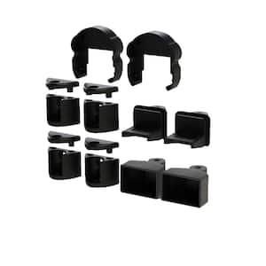 Pellinore Satin Black Angle Bracket Kit