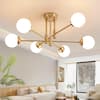 Deyidn Sputnik Chandeliers, Black and Gold Chandelier,Modern Pendant Deyidn Sputnik Chandeliers, Black and Gold Chandelier,Modern Pendant