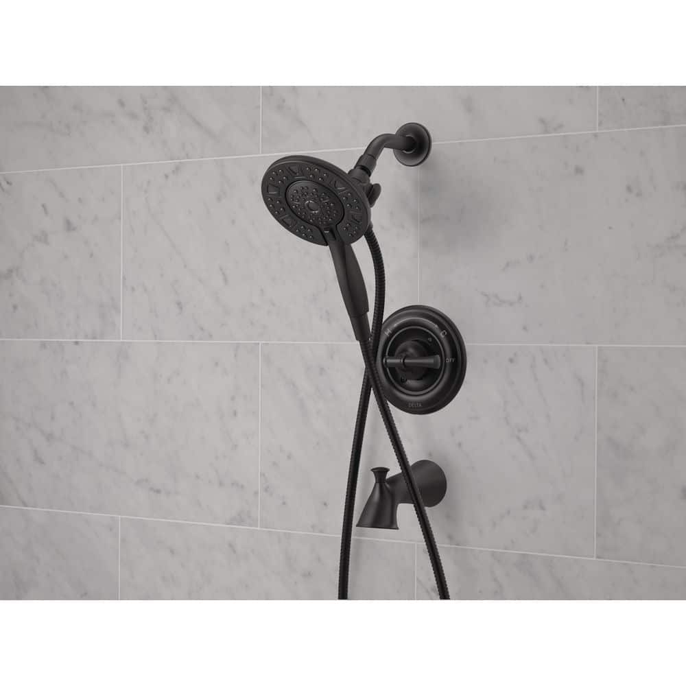 Matte Black Dual-Function Handheld Multi-Head Shower Faucet