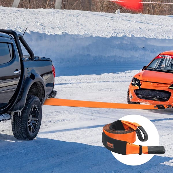 Recovery Tow Rope 30 ft. 46500 lbs. Heavy-Duty Off Road Snatch Strap Extreme Duty 12.2 in.