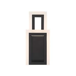 Inizio 1-Light Black Integrated LED Wall Sconce