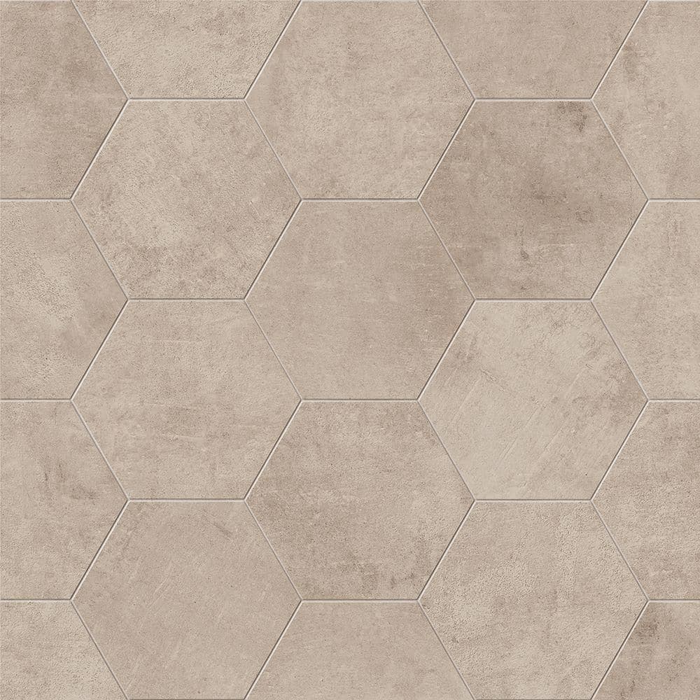 Hexagon Coast Matte 8.5 in. x 10 in. Concrete Look Porcelain Floor and Wall Tile (12.49 sq. ft./Case) price history on PriceWatchPro