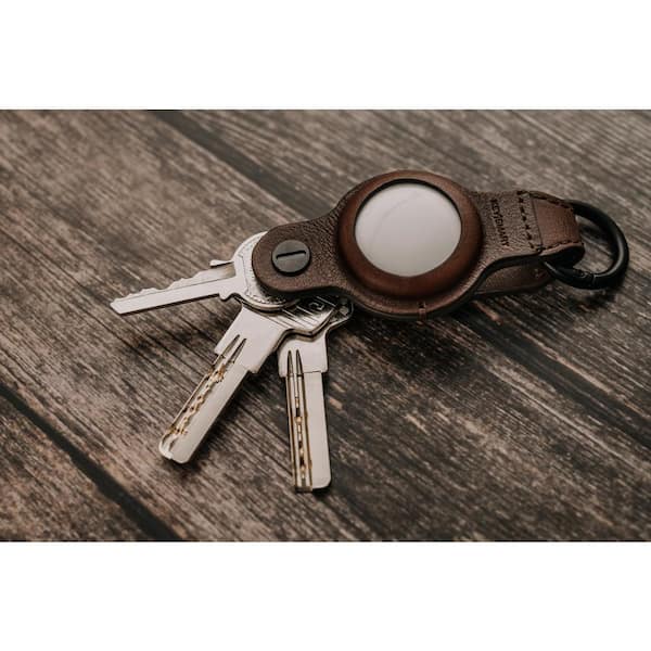 KeySmart Air - Bluetooth Organizer aus Leder für 5 Schlüssel für