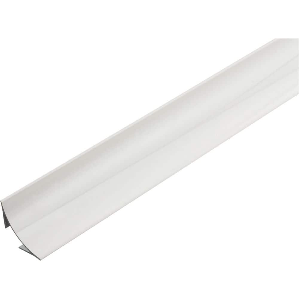 DURACOVE HK 1.125 in. D x 98.5 in. W x 98.4 in. L Trim Alumium Pwdr Ctd White Molding and Transition Trim price history on PriceWatchPro